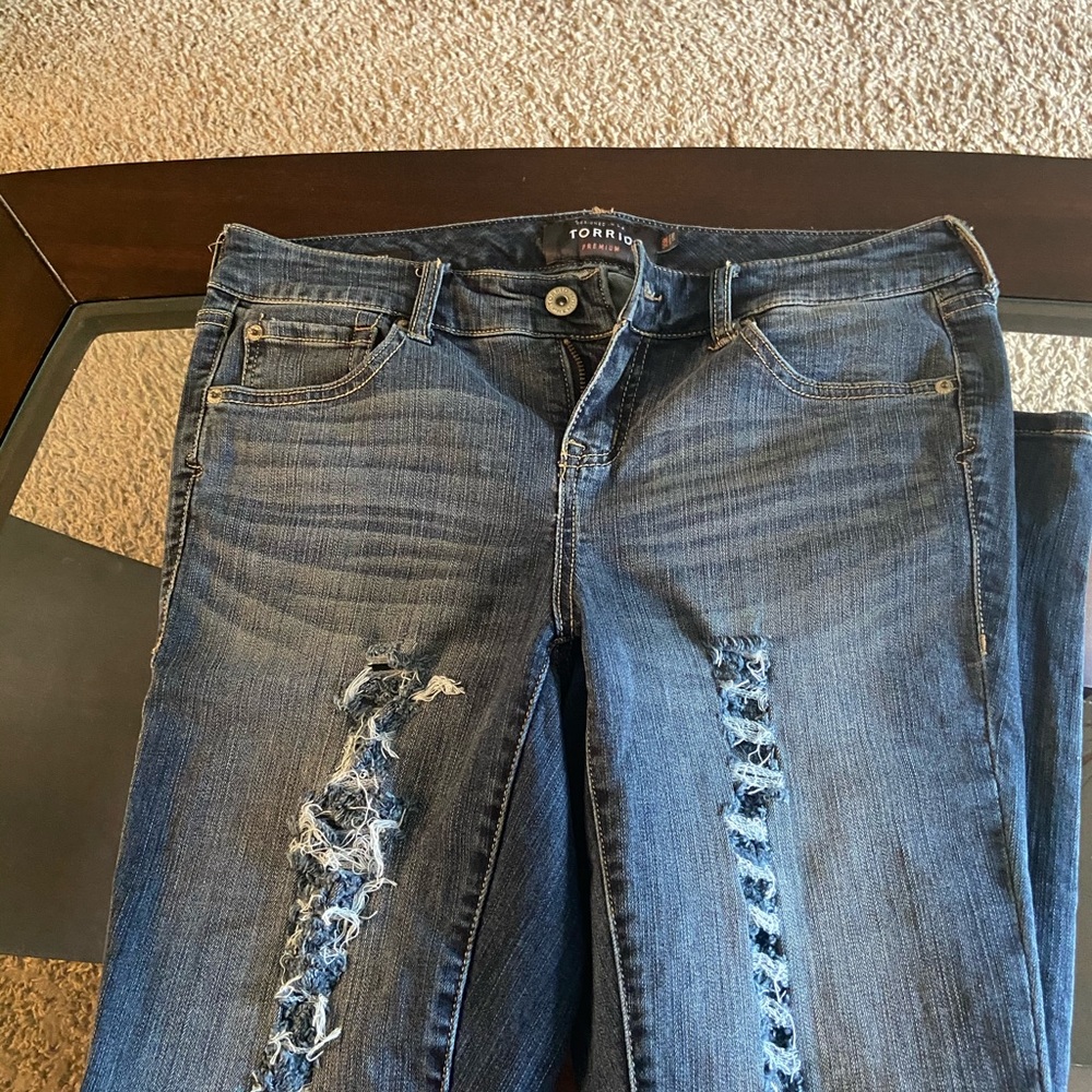 Women plus size Torrid  Distressed Jeans